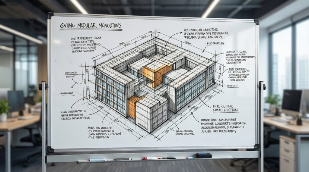 Монолит vs микросервисы: когда что выгоднее и почему - иллюстрация